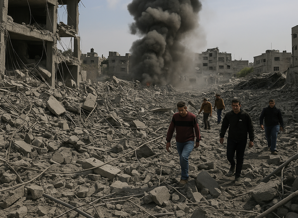 Gaza : 48 morts dans de nouvelles frappes israéliennes, dont 21 dans un cybercafé