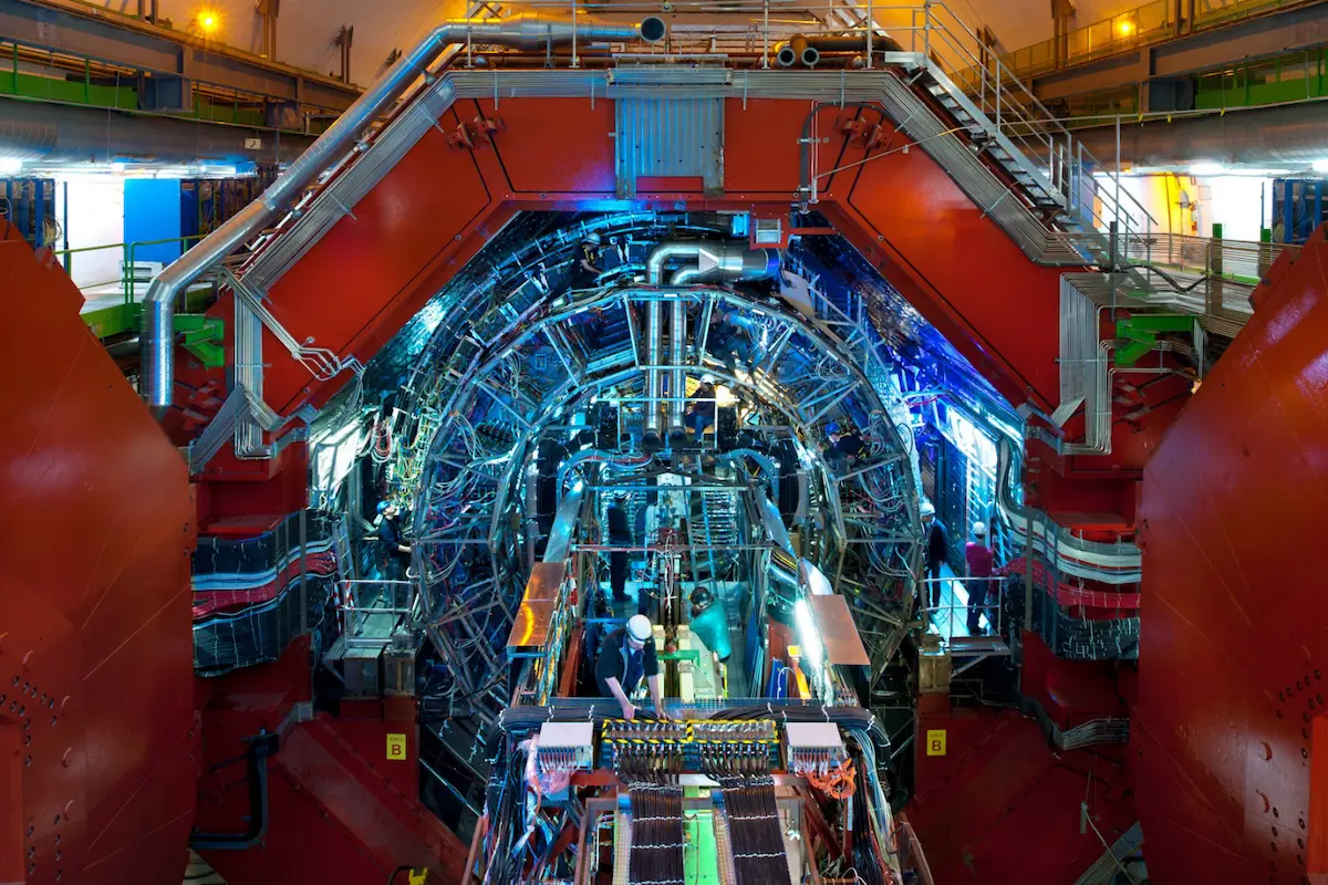 Vue globale du détecteur Alice. Photo : @Antonio Saba