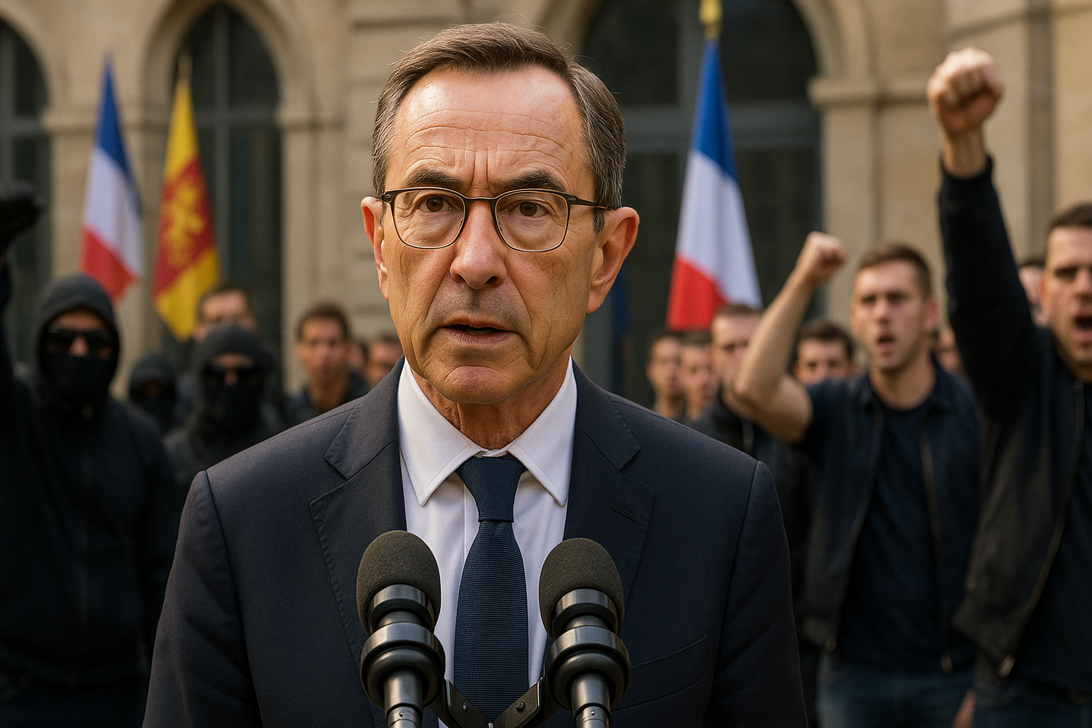 Cette image a été générée à l’aide d’une intelligence artificielle. Elle ne constitue pas une photographie réelle de la scène ou de la personne représentée.