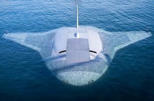 Lire la suite à propos de l’article Etats-unis : Northrop Grumman, conglomérat membre du FEM, dévoile un prototype bio-inspiré de drone naval