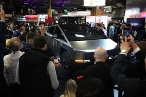 Lire la suite à propos de l’article Le Tesla Cybertruck fait sa première apparition en France au Salon Vivatech 2024