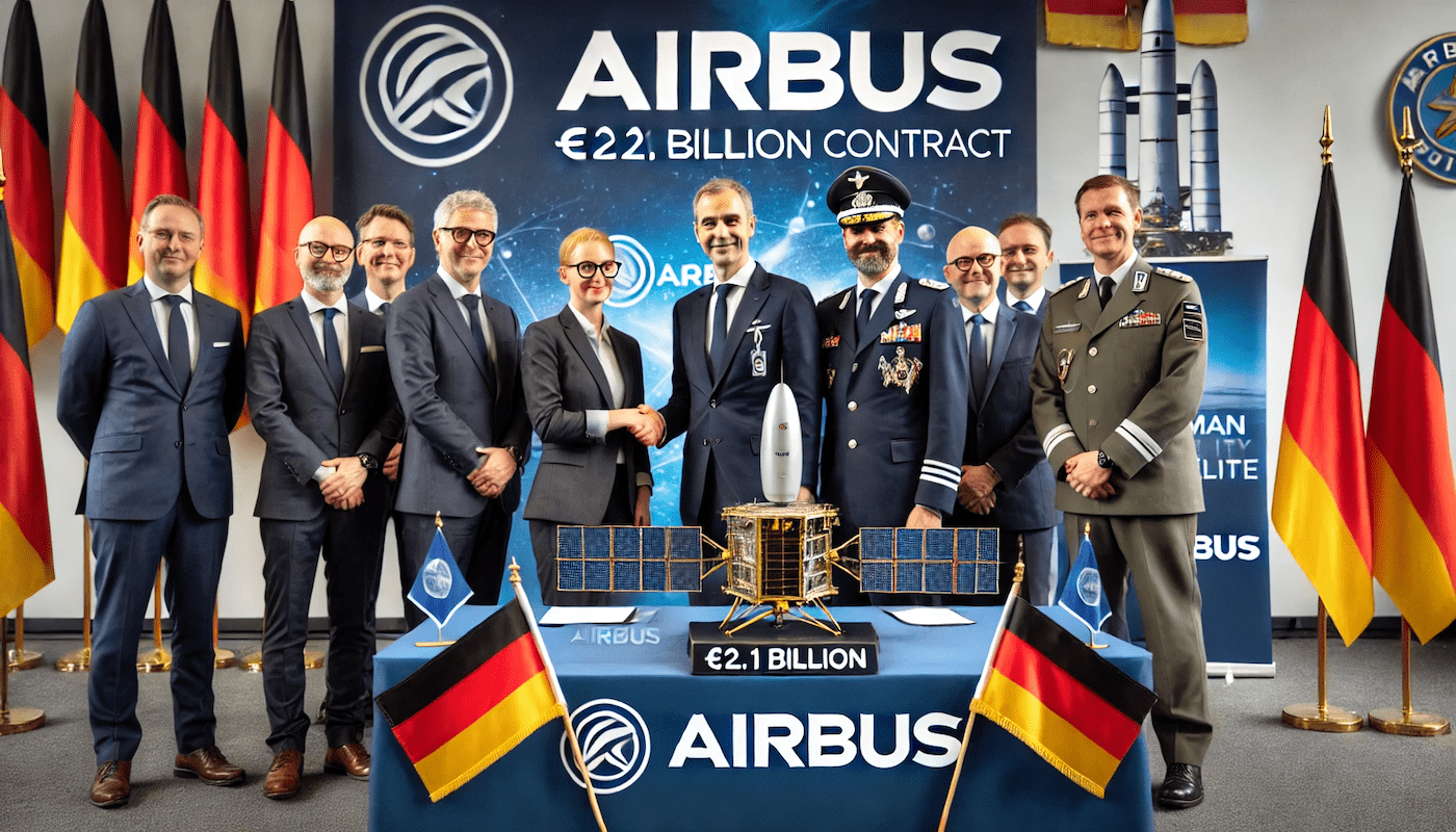 You are currently viewing Airbus scelle un contrat de 2,1 Milliards d&rsquo;Euros avec l’armée allemande pour des satellites militaires 