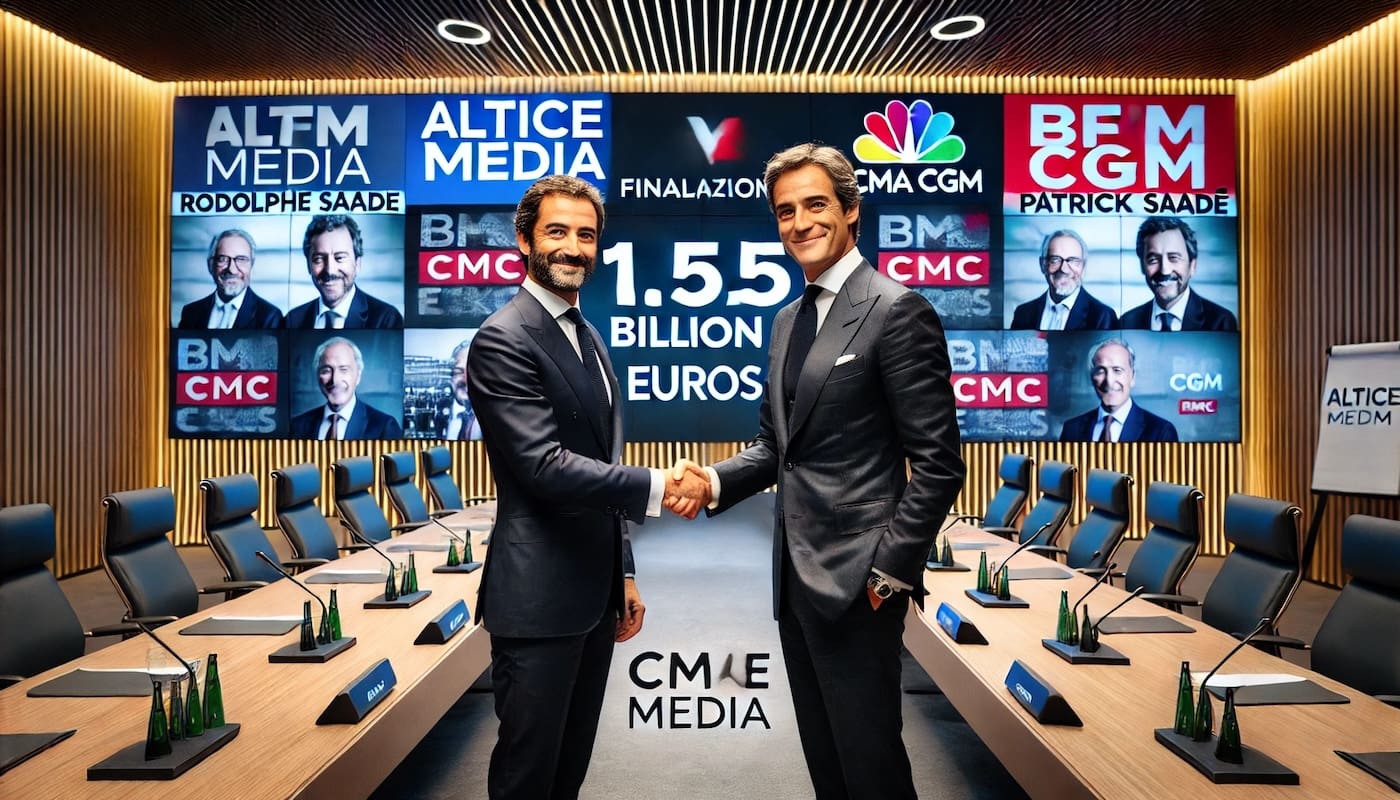 You are currently viewing CMA CGM finalise l’acquisition de BFMTV et RMC, Arthur Dreyfuss quitte la direction d&rsquo;Altice Media 