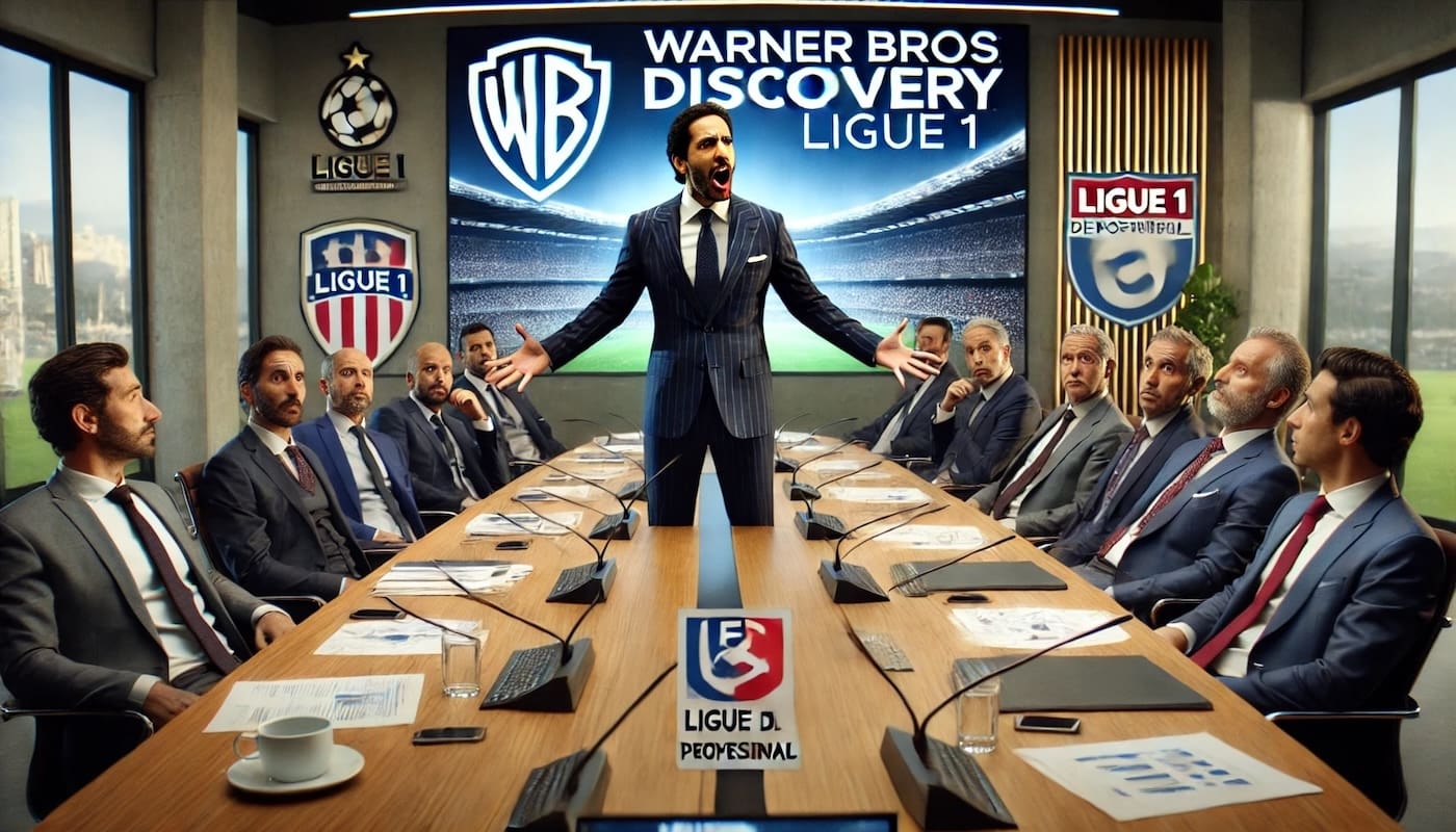 You are currently viewing Droits TV : Warner Bros Discovery s&rsquo;associe à la LFP, Nasser al-Khelaïfi exprime sa colère