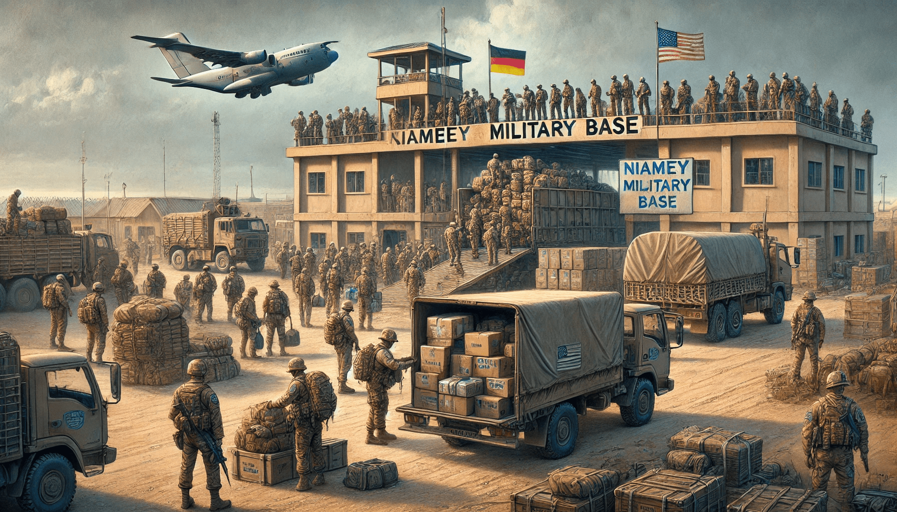 You are currently viewing Niger : Les troupes américaines et allemandes quittent le pays 