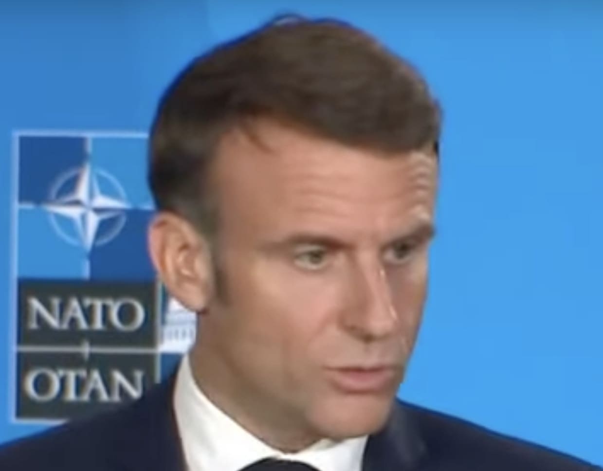 You are currently viewing Sommet de l’Otan : Emmanuel Macron réaffirme le soutien de la France à l&rsquo;Ukraine