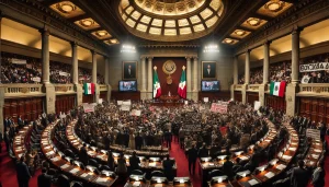 Lire la suite à propos de l’article Mexique : malgré les manifestations, la réforme du système judiciaire adoptée au Sénat