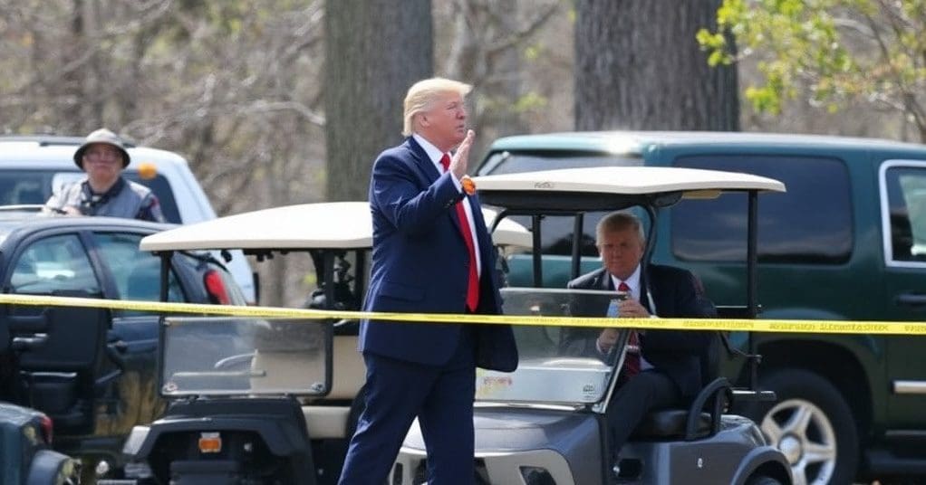 You are currently viewing Etats-unis : Donald Trump « sain et sauf » après des tirs proches de lui en Floride