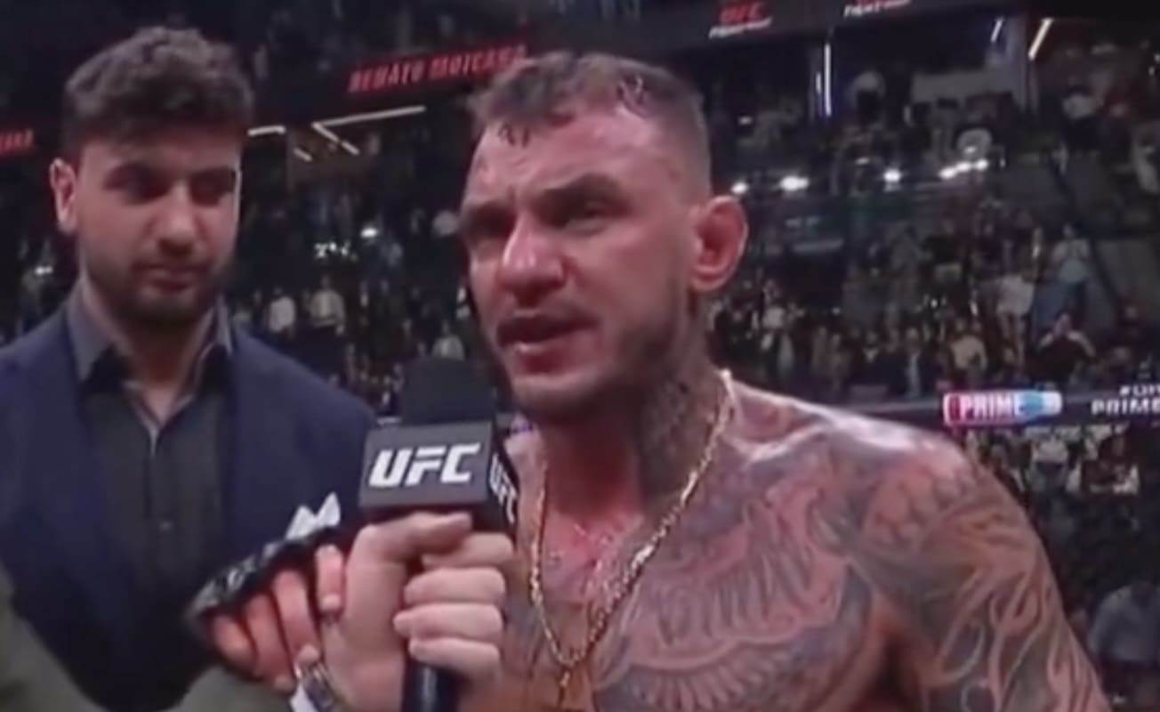 You are currently viewing UFC Paris : Renato Moicano douche les ardeurs françaises et  s&rsquo;en prend à Macron