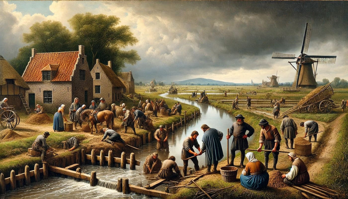 You are currently viewing Moyen Âge : Les effets délétères du proto-capitalisme sur les digues des anciens Pays-Bas