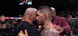 Lire la suite à propos de l’article UFC 308 : Khamzat Chimaev et Ilia Topuria marquent les esprits avec des victoires spectaculaires