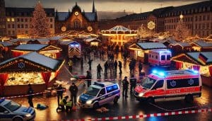 Lire la suite à propos de l’article Allemagne : Une voiture fonce sur un marché de Noël à Magdebourg, plusieurs blessés et une enquête en cours
