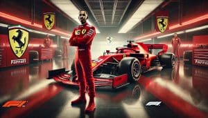 Lire la suite à propos de l’article Formule 1 : Lewis Hamilton enfile la combinaison Ferrari et affole les fans de la Scuderia