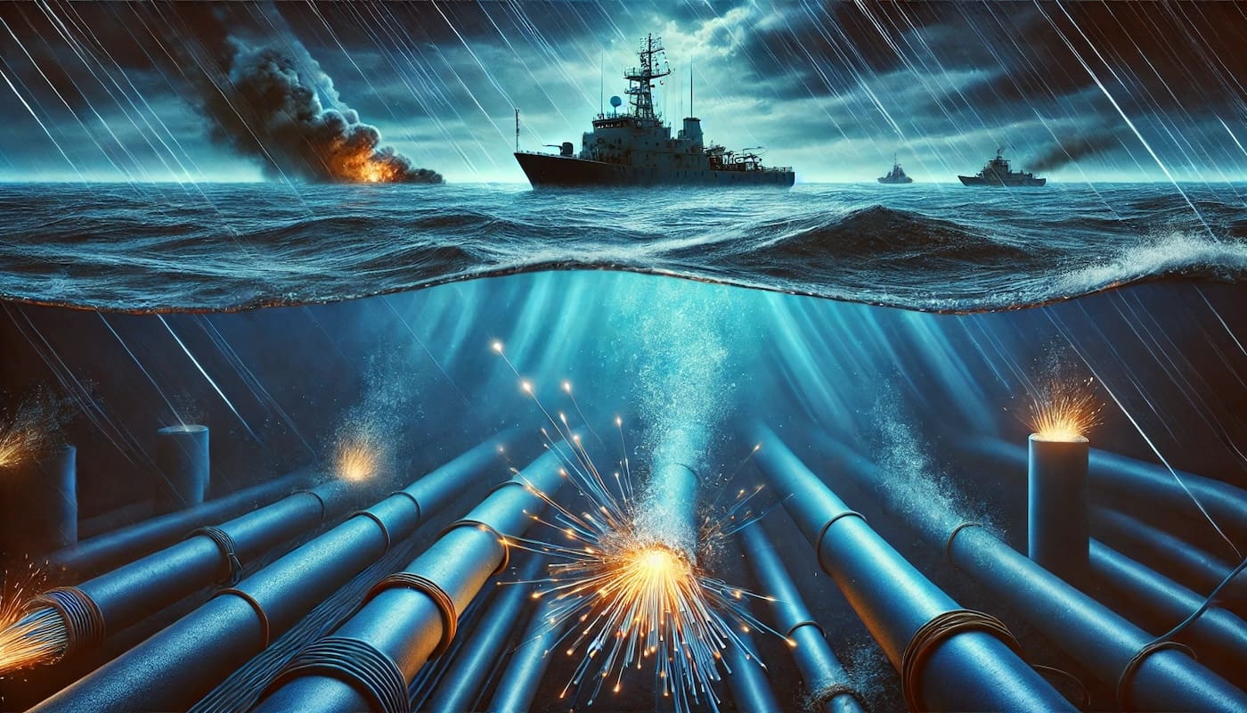 You are currently viewing Mer Baltique : Un nouveau câble sous-marin endommagé, la Suède soupçonne un sabotage