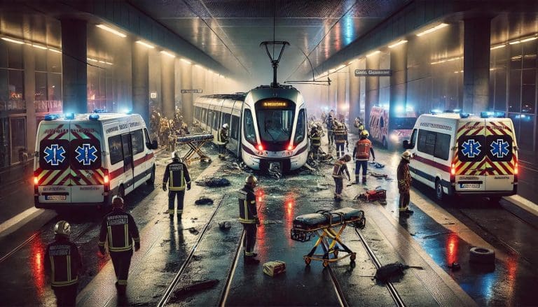 Lire la suite à propos de l’article Strasbourg : Une collision entre deux tramways fait une cinquantaine de blessés en urgence relative