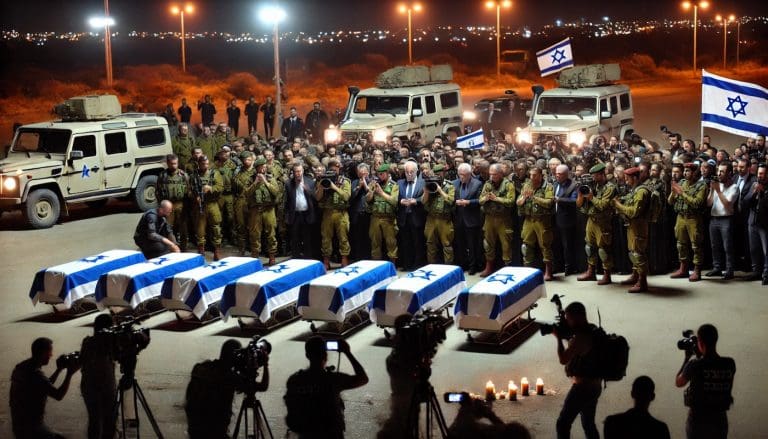 Lire la suite à propos de l’article Israël : Netanyahou exprime sa « rage contre les monstres du Hamas » après la restitution des dépouilles d’otages