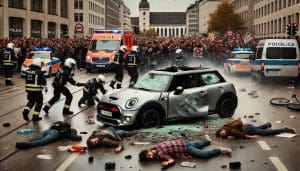 Lire la suite à propos de l’article Munich : « Probable attentat » à la voiture-bélier, au moins 30 blessés lors d&rsquo;une manifestation