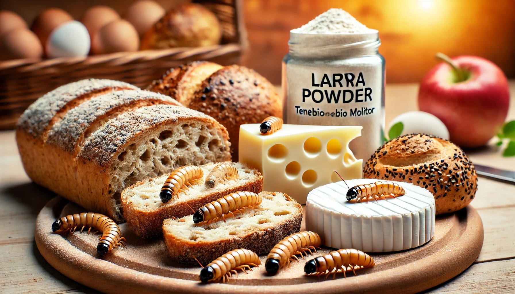 You are currently viewing UE : La poudre de larves de vers de farine autorisée dans le pain, les fromages et les gâteaux