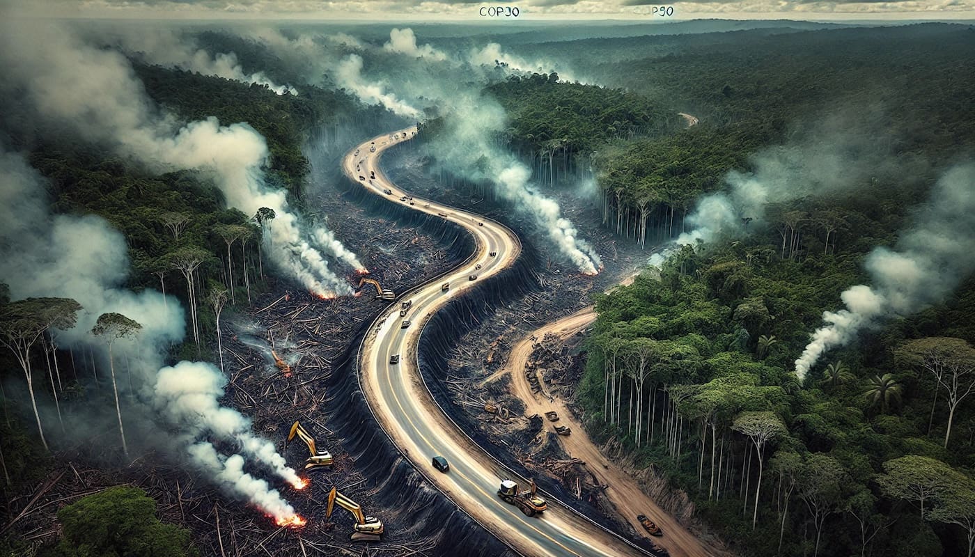 You are currently viewing COP30 – Une autoroute en pleine Amazonie suscite la controverse