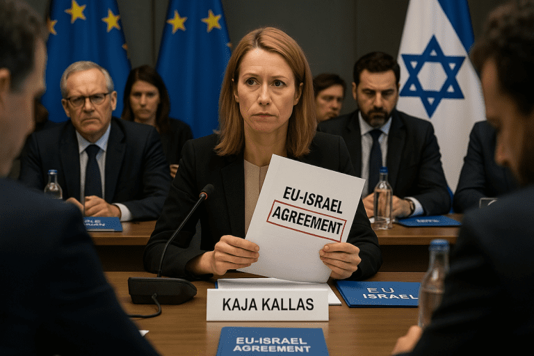 Lire la suite à propos de l’article Bruxelles : L’UE va réexaminer son accord d’association avec Israël, en raison du blocus de Gaza