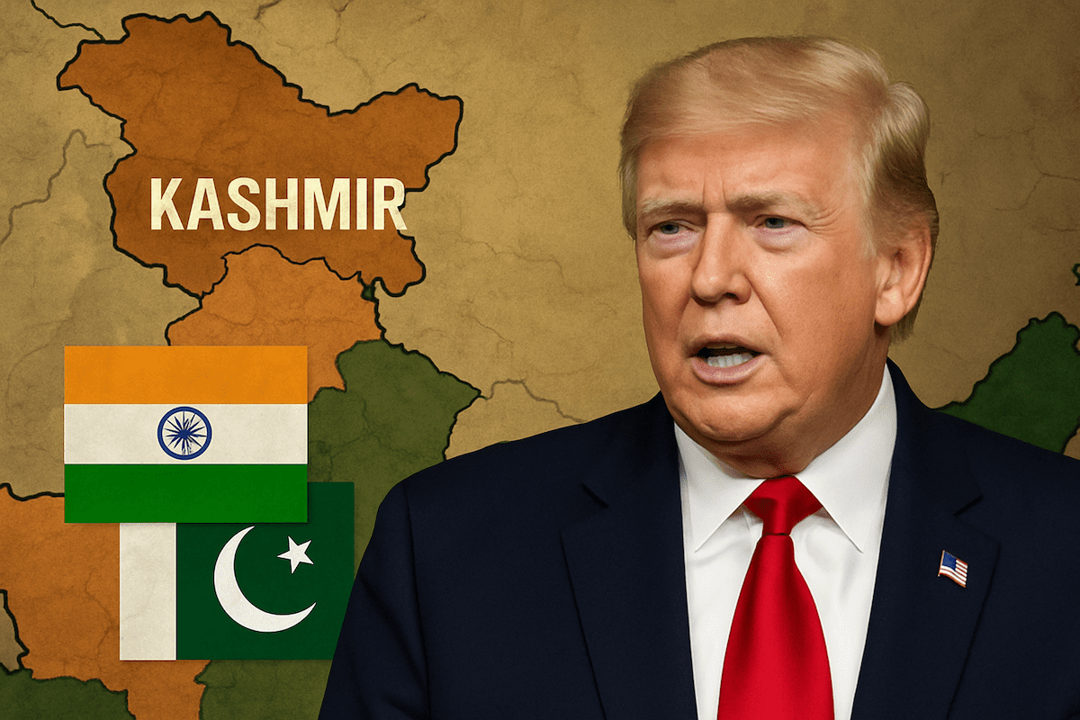 You are currently viewing Cachemire : Donald Trump revendique la médiation entre l&rsquo;Inde et le Pakistan, mais New Delhi dément