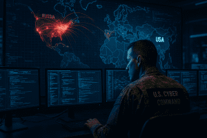 Lire la suite à propos de l’article Cyberopérations américaines : seulement un jour de pause face à la Russie
