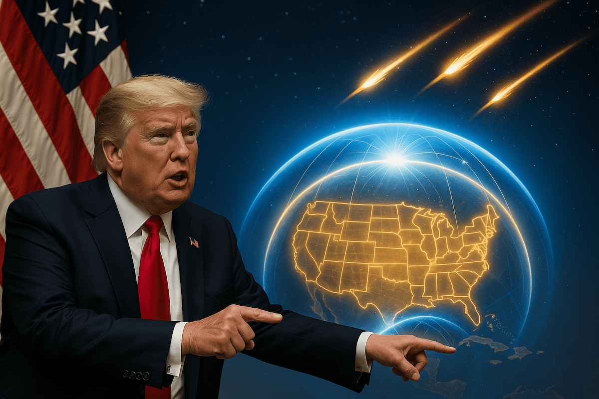 You are currently viewing États-Unis : Donald Trump promet un « Dôme d’or », un bouclier antimissiles capable d’intercepter des menaces venues de l’espace