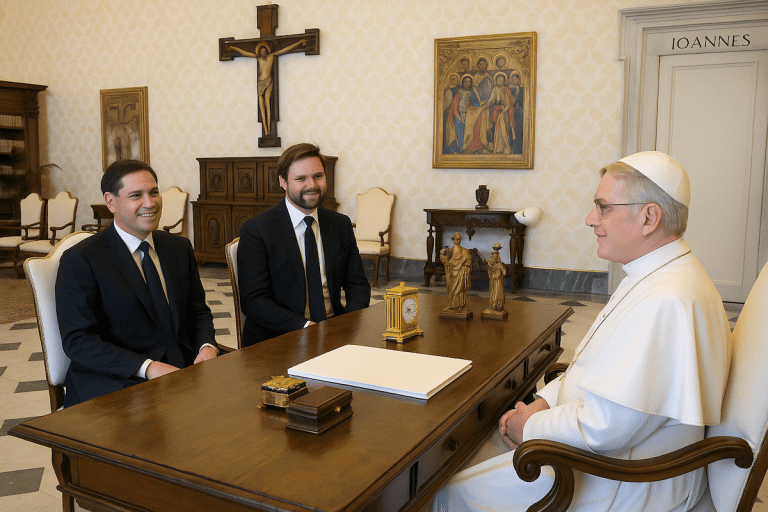 Lire la suite à propos de l’article États-Unis : Trump invite le pape Léon XIV à Washington pour soutenir les négociations de paix en Ukraine