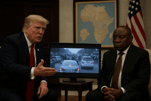Lire la suite à propos de l’article États-Unis – Afrique du Sud : Trump et Ramaphosa s’embrouillent sur la question du « génocide » des fermiers blancs