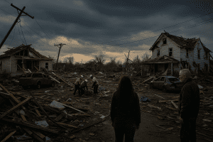 Lire la suite à propos de l’article Etats-Unis : au moins 20 morts dans le Kentucky et le Missouri après une nuit de tornades meurtrières