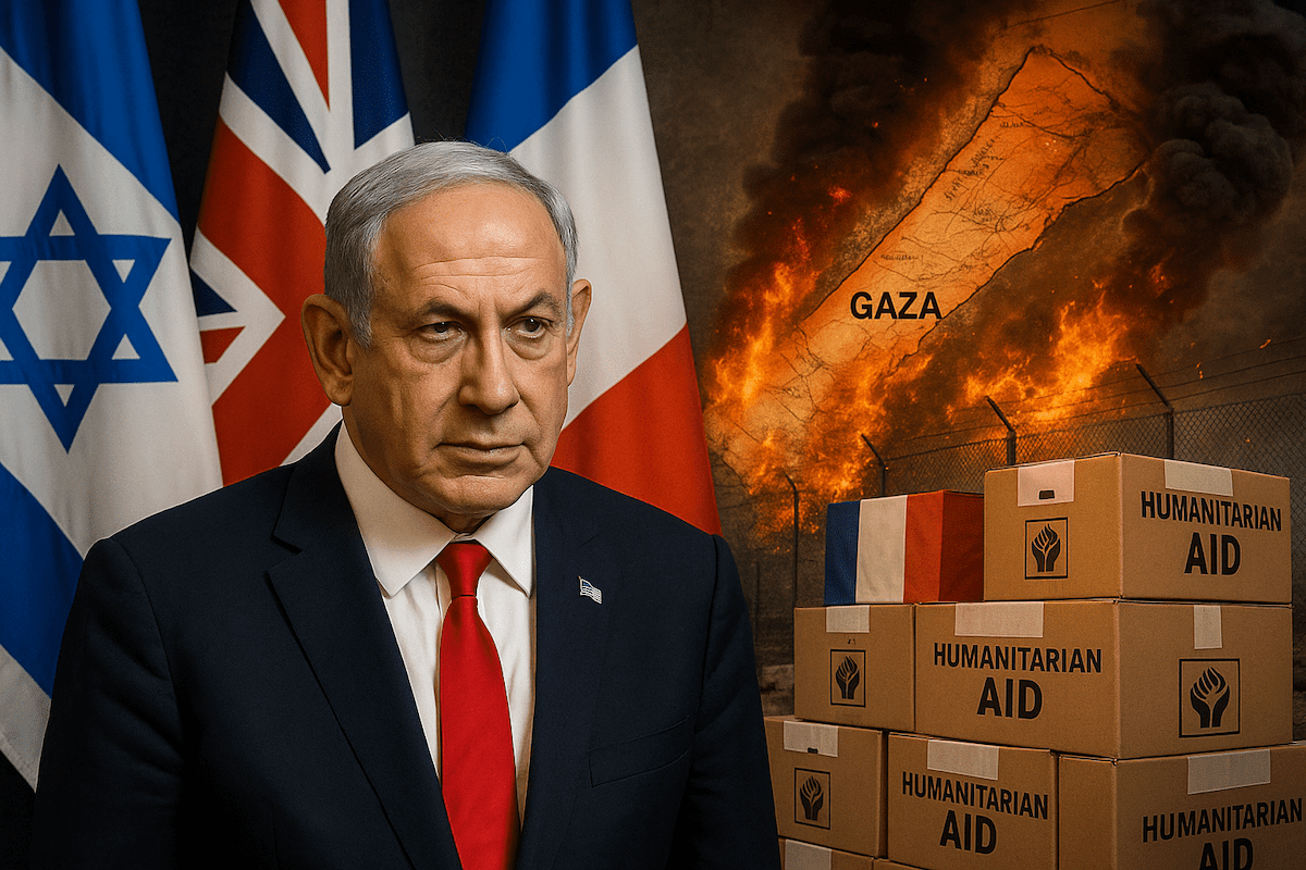 You are currently viewing Israël : Netanyahu défie Londres, Paris et Ottawa après leur appel à un cessez-le-feu à Gaza