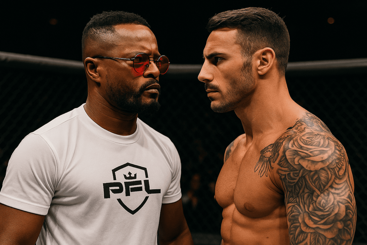 You are currently viewing PFL Paris : Patrice Évra devait affronter Benjamin Samat, ex-candidat des Marseillais, pour son premier combat MMA