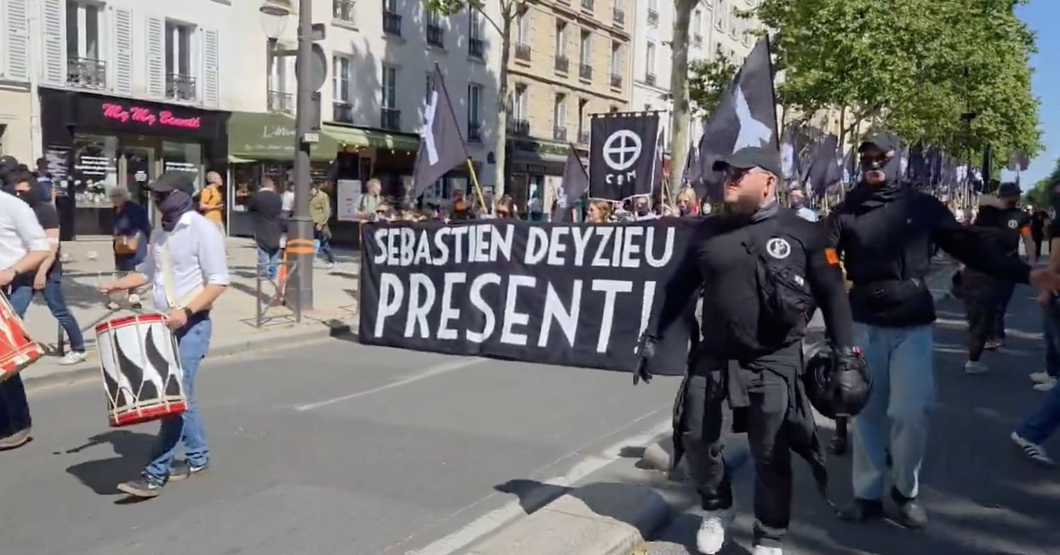 You are currently viewing Paris : 1.000 militants d&rsquo;ultradroite défilent à l&rsquo;appel du « Comité du 9-Mai »