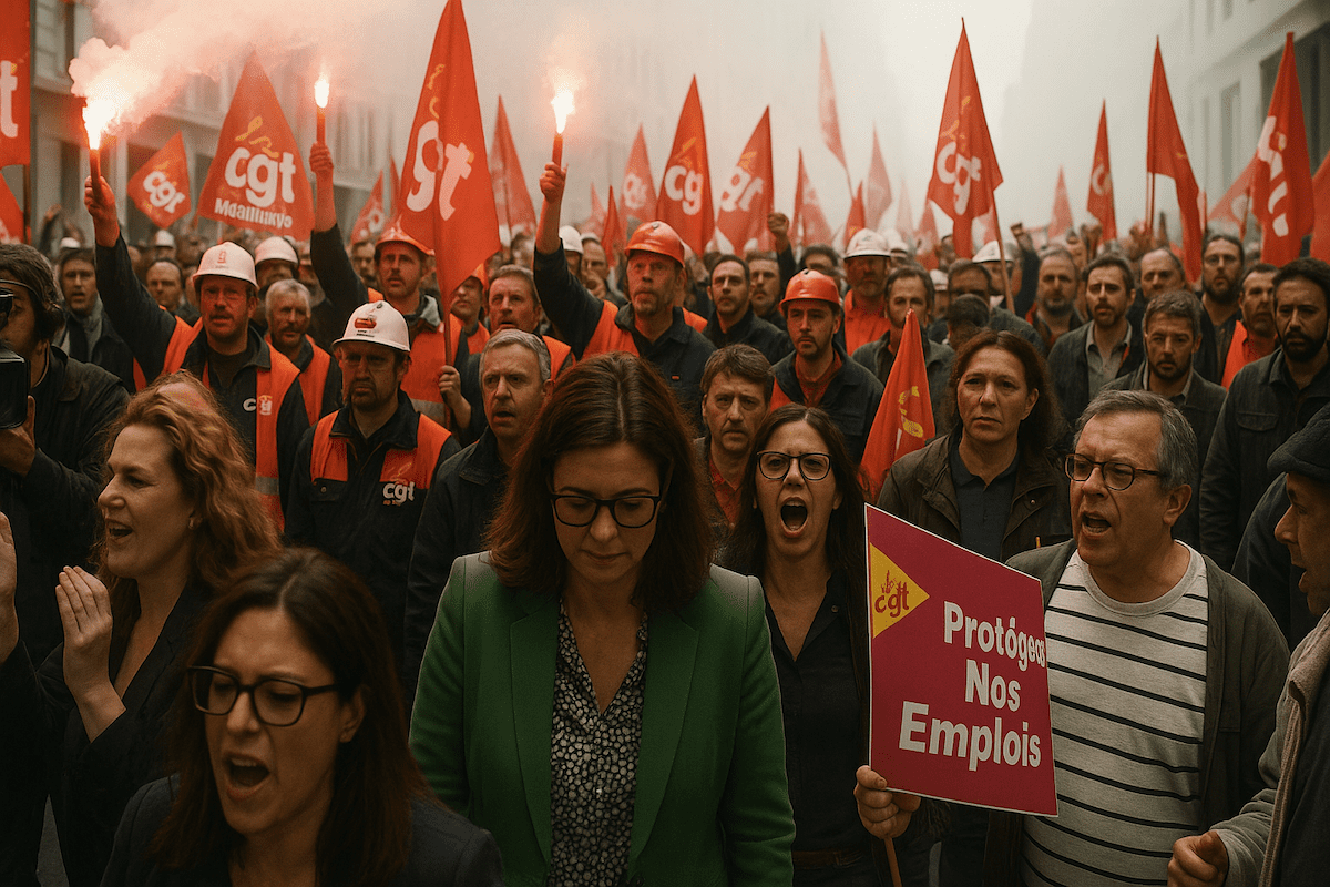You are currently viewing Suppressions d’emplois chez ArcelorMittal : les sidérurgistes manifestent devant le siège à Paris