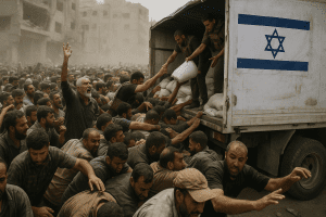 Lire la suite à propos de l’article Aide à Gaza : un mécanisme chaotique et inefficace
