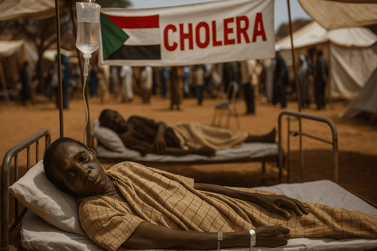 Lire la suite à propos de l’article Choléra : crise humanitaire au soudan face à l&rsquo;effondrement des infrastructures