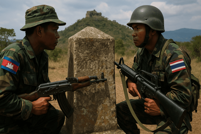 Lire la suite à propos de l’article Différend frontalier : tension croissante entre Cambodge et Thaïlande