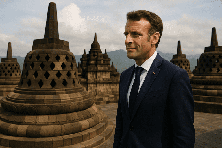 Lire la suite à propos de l’article Diplomatie : Macron lance un partenariat culturel avec l&rsquo;Indonésie