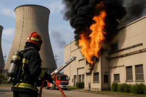 Lire la suite à propos de l’article Incendie : centrale du Bugey sous surveillance après un feu maîtrisé