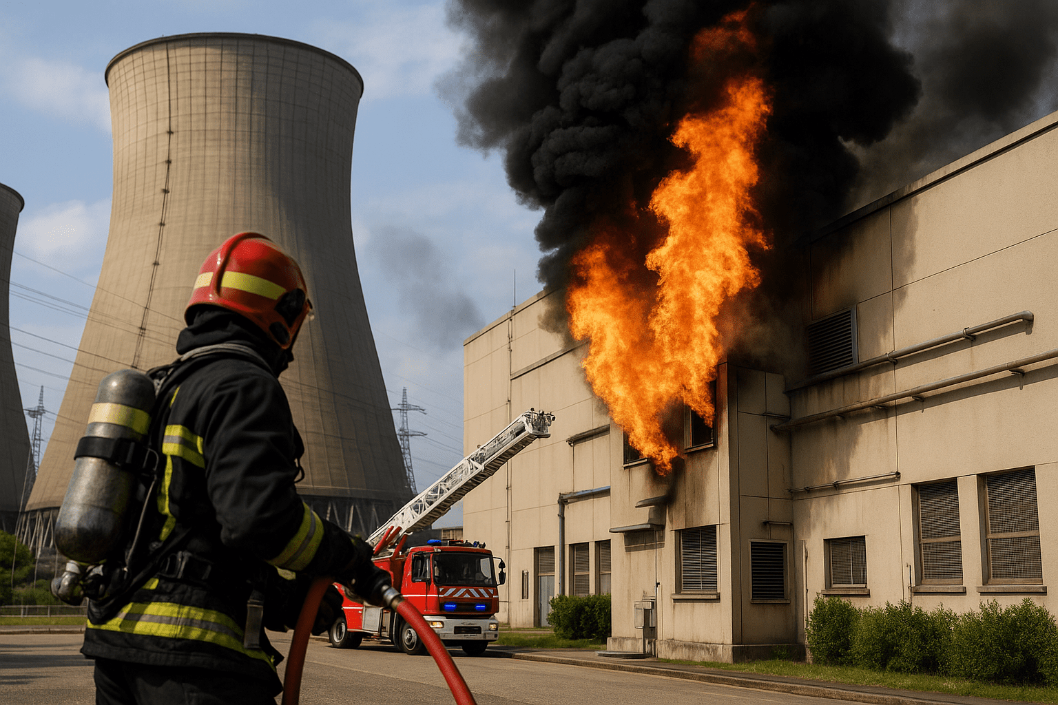 You are currently viewing Incendie : centrale du Bugey sous surveillance après un feu maîtrisé