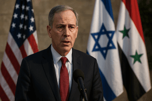 Lire la suite à propos de l’article Syrie : l’émissaire américain Thomas Barrack appelle à un pacte de non-agression avec Israël