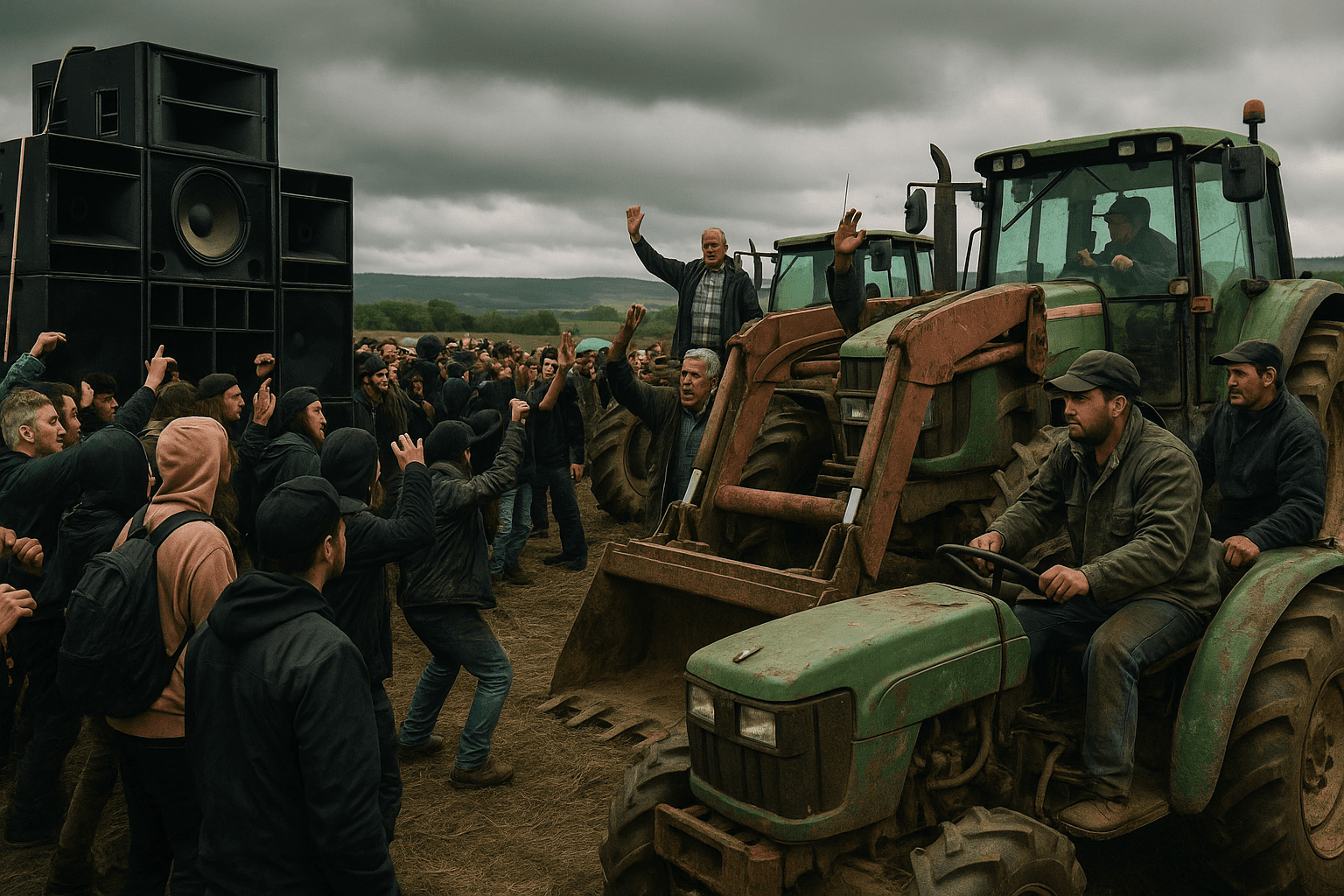 You are currently viewing Lozère : Des agriculteurs en colère empêchent la tenue d’une rave party illégale