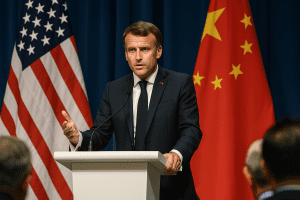 Lire la suite à propos de l’article Singapour : Emmanuel Macron appelle à une « coalition des indépendants » face à la Chine et aux États-Unis