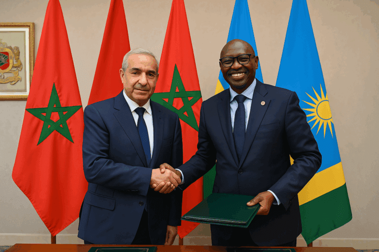 Lire la suite à propos de l’article Afrique : Le Maroc et le Rwanda signent un accord de coopération militaire stratégique