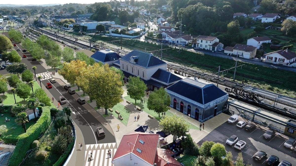 You are currently viewing Biarritz : début des travaux de végétalisation de la gare prévu en 2026