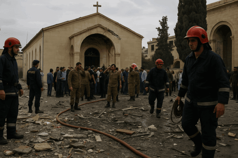 Lire la suite à propos de l’article Damas : Attentat suicide dans une église, l’État islamique pointé du doigt