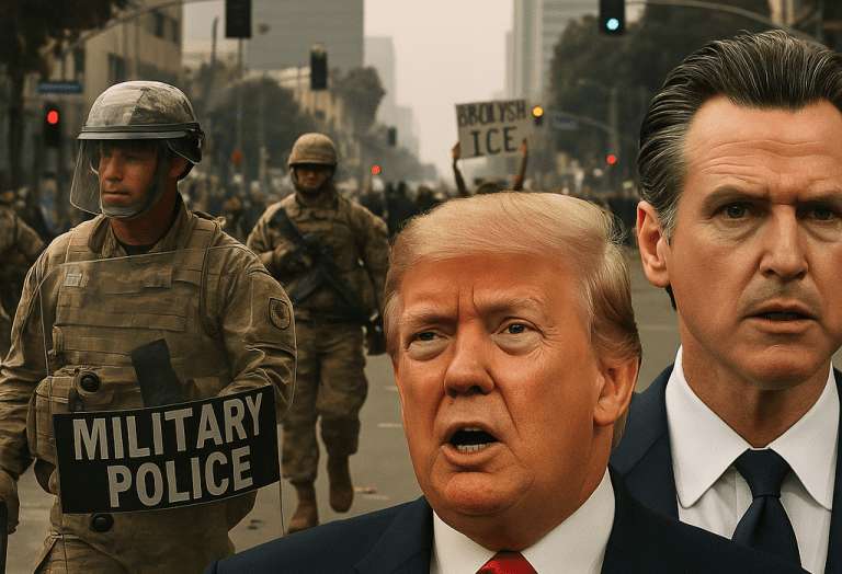 Lire la suite à propos de l’article États-Unis : Trump appelle à l’arrestation de Gavin Newsom après les émeutes de Los Angeles