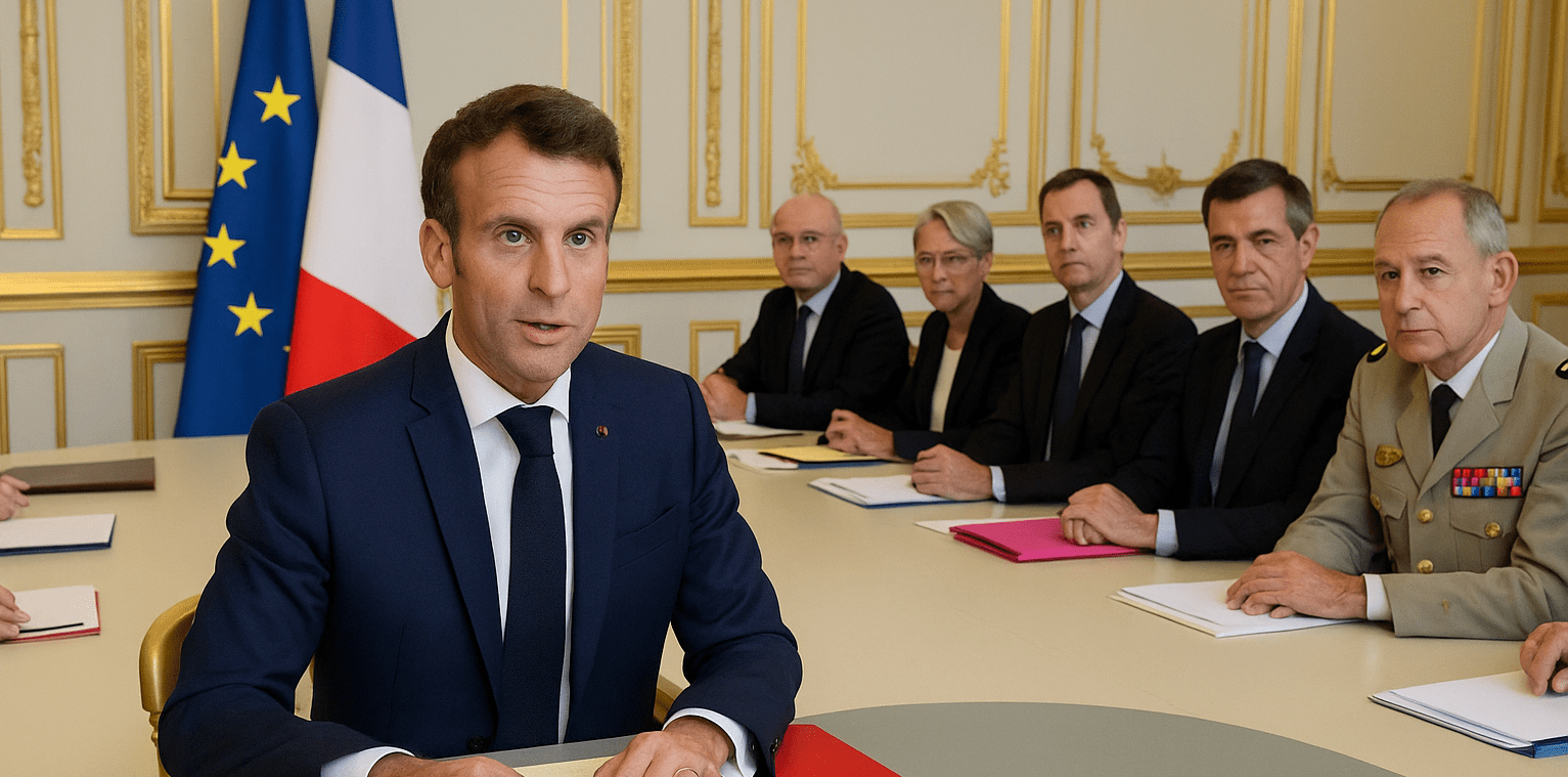 You are currently viewing Frappes israéliennes en Iran : Emmanuel Macron réunit un Conseil de défense d’urgence à l’Élysée