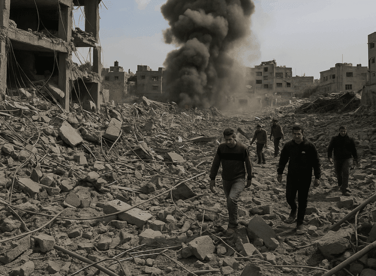 Lire la suite à propos de l’article Gaza : 48 morts dans de nouvelles frappes israéliennes, dont 21 dans un cybercafé