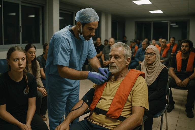 Lire la suite à propos de l’article Gaza : après l’interception du voilier Madleen, les passagers encore injoignables 19 heures plus tard